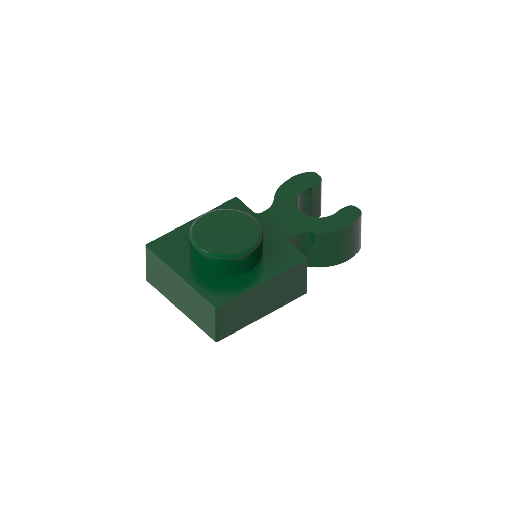 Plaque spéciale 1 x 1 avec clip vertical [Clip en U épais]-MyGobricksFr