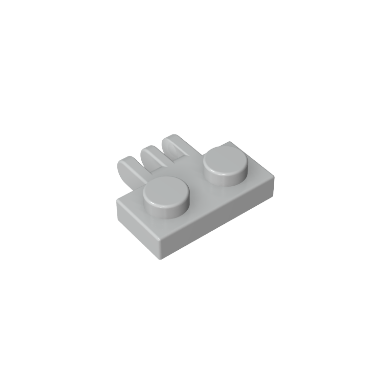 Plaque de charnière 1 x 2 avec 3 doigts sur le côté-MyGobricksFr