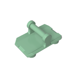 Bouclier rectangulaire en forme de figurine avec 4 tenons-MyGobricksFr
