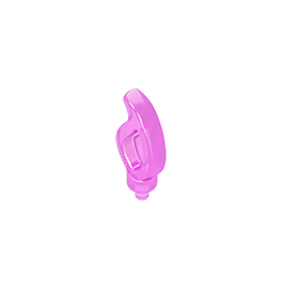 Ondulation droite arrondie simple avec petite extrémité à épingle (flamme de bougie)-MyGobricksFr