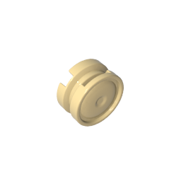 Roue de 11 mm de diamètre x 6 mm avec enjoliveur lisse-MyGobricksFr