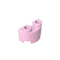 Brique ronde, moitié 1 x 2-MyGobricksFr