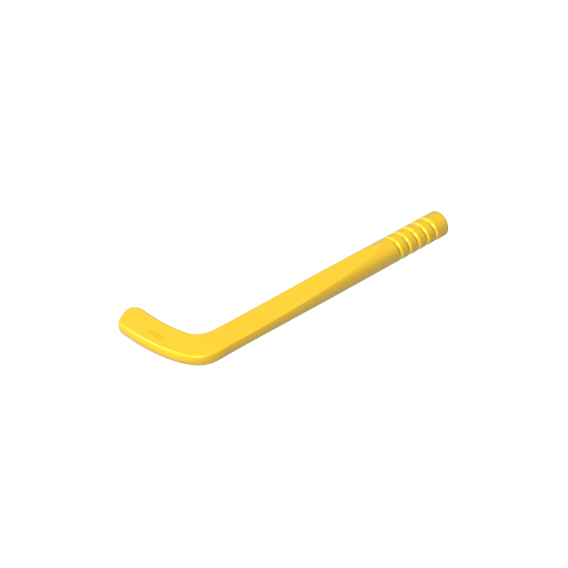 Figurine, crosse de hockey sur table, manche conique-MyGobricksFr