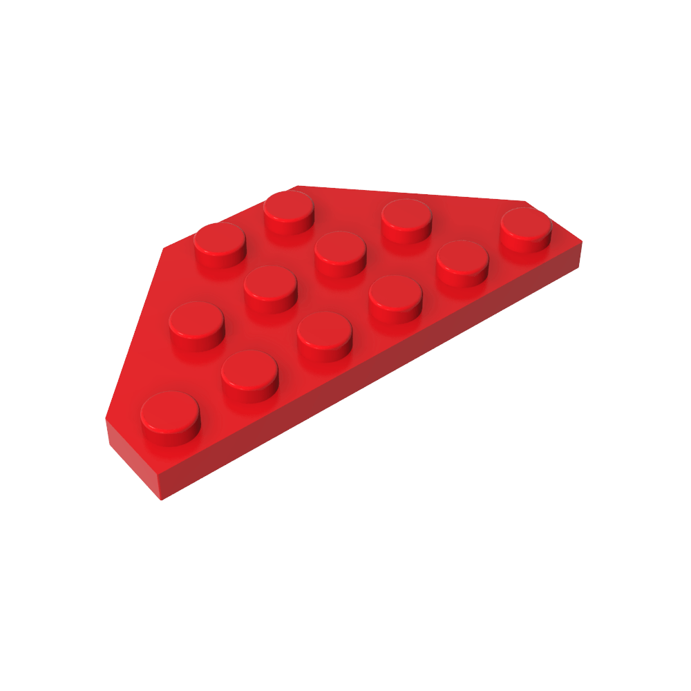 Plaque en coin 3 x 6 Coins coupés-MyGobricksFr