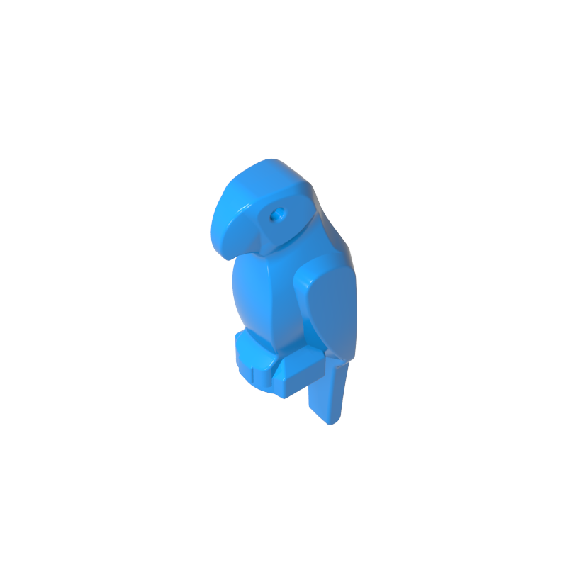 Oiseau, perroquet à petit bec-MyGobricksFr