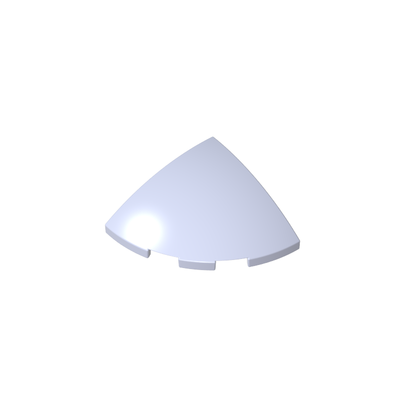 Brique d'angle arrondie, quart de cercle incurvé 3 x 3 x 1-BricksBulk.Fr