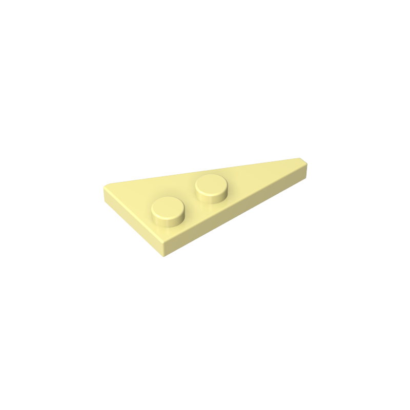Coin, Plaque 4 x 2 Gauche, Pointu-MyGobricksFr
