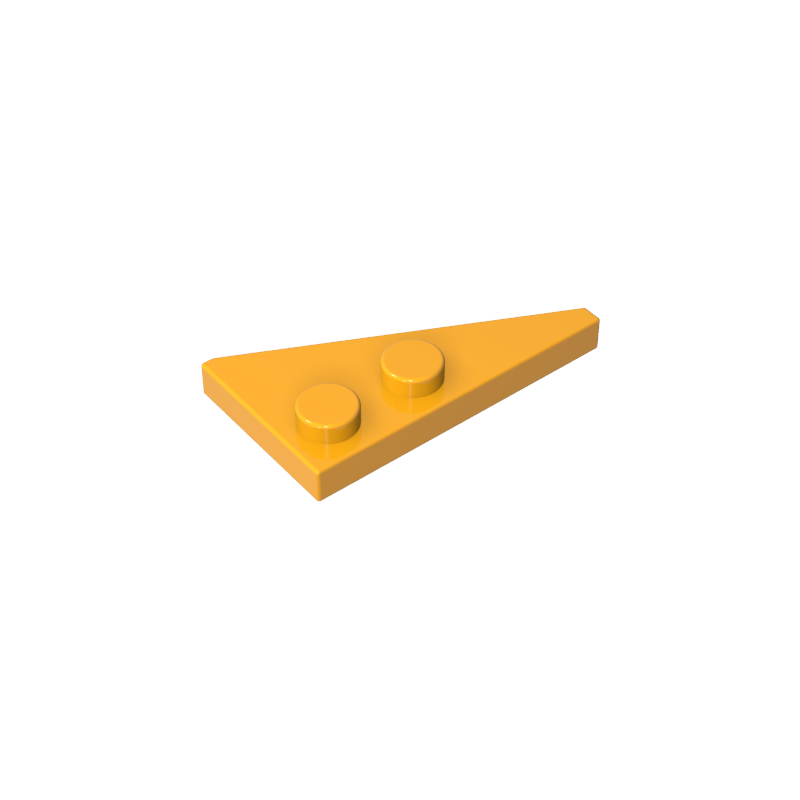 Coin, Plaque 4 x 2 Gauche, Pointu-MyGobricksFr
