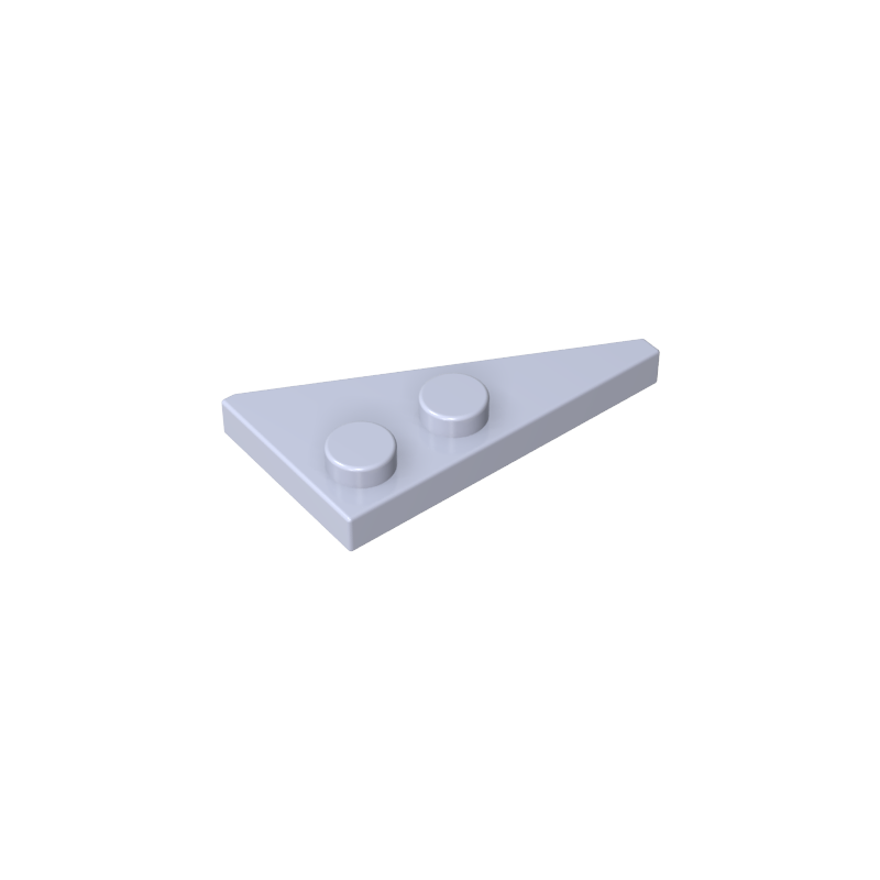 Coin, Plaque 4 x 2 Gauche, Pointu-MyGobricksFr