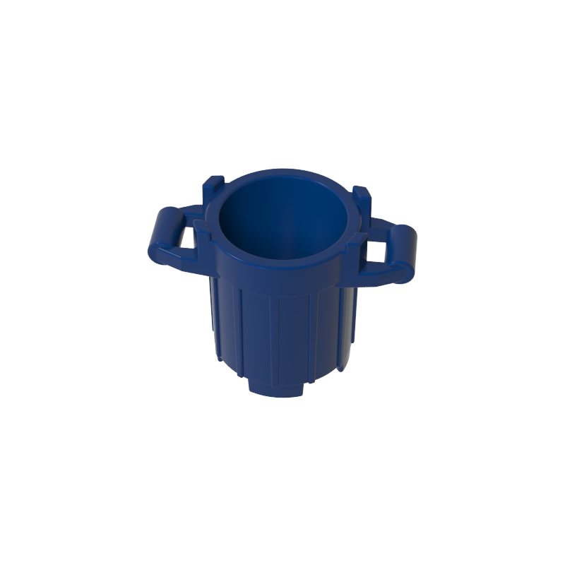 Poubelle avec 4 supports de couvercle-BricksBulk.Fr