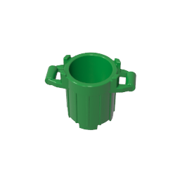 Poubelle avec 4 supports de couvercle-BricksBulk.Fr