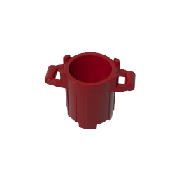 Poubelle avec 4 supports de couvercle-MyGobricksFr