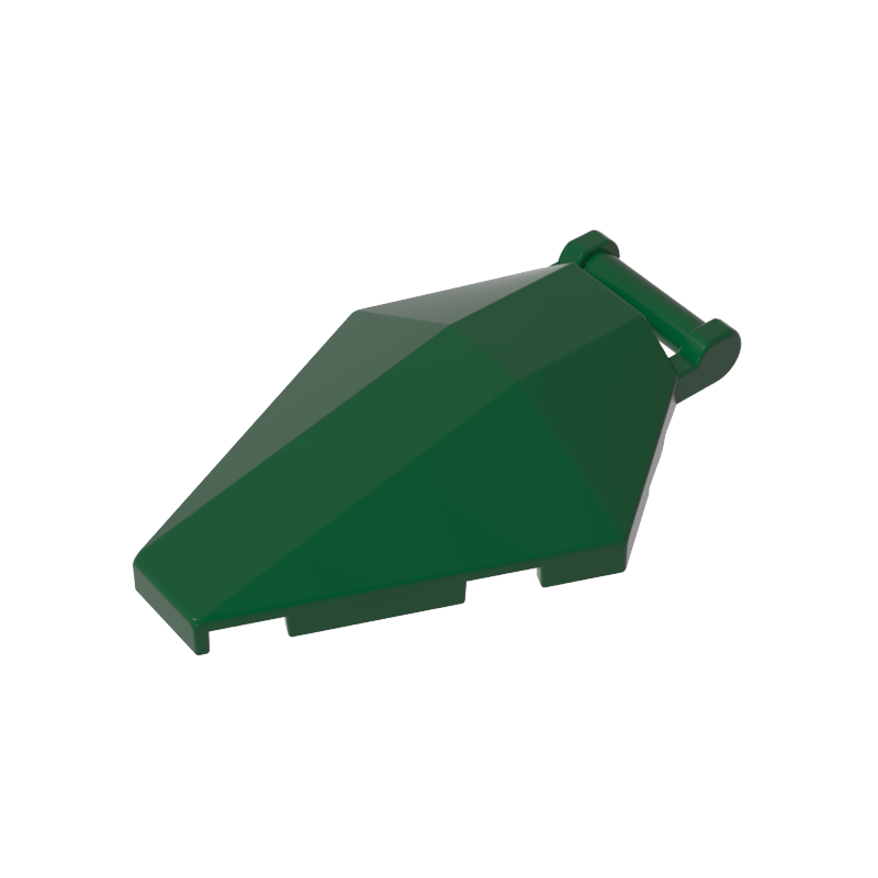 Pare-brise hexagonal 6 x 4 x 1 avec poignée-MyGobricksFr