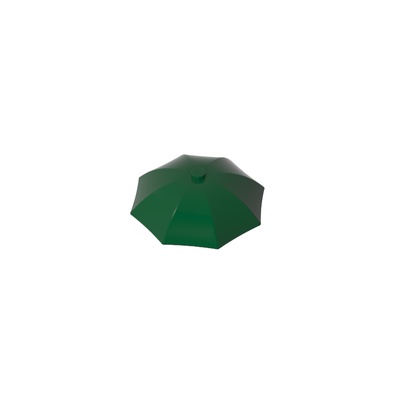 Toit de parasol sans rabat inférieur, 1,80 m x 1,80 m avec goujon supérieur-MyGobricksFr