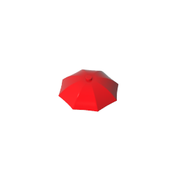 Toit de parasol sans rabat inférieur, 1,80 m x 1,80 m avec goujon supérieur-MyGobricksFr