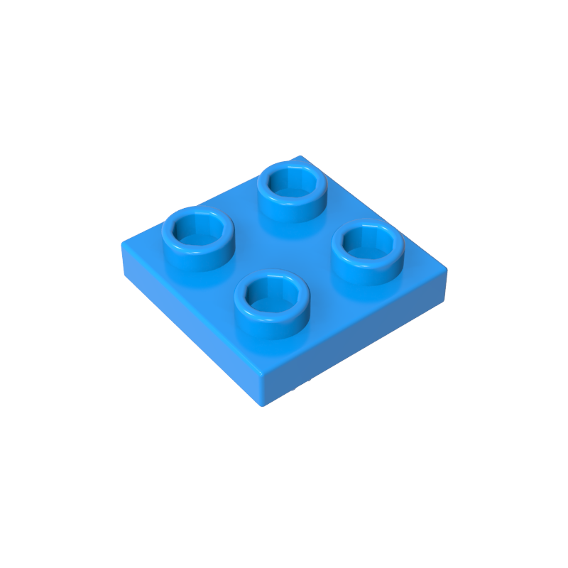 Plaque spéciale 2 x 2 avec goupille en bas-MyGobricksFr