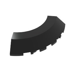 5x5 bevel corner round brick