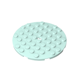 8x8 circular base plate