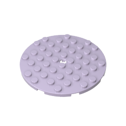 8x8 circular base plate