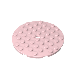 8x8 circular base plate