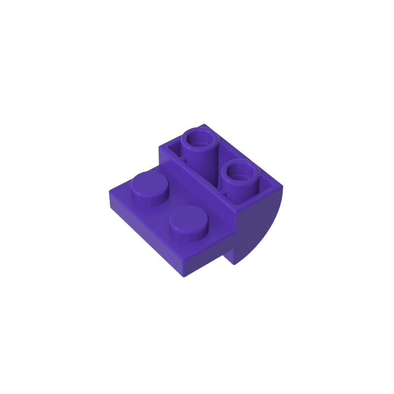 2x2x1 reverse curved brick