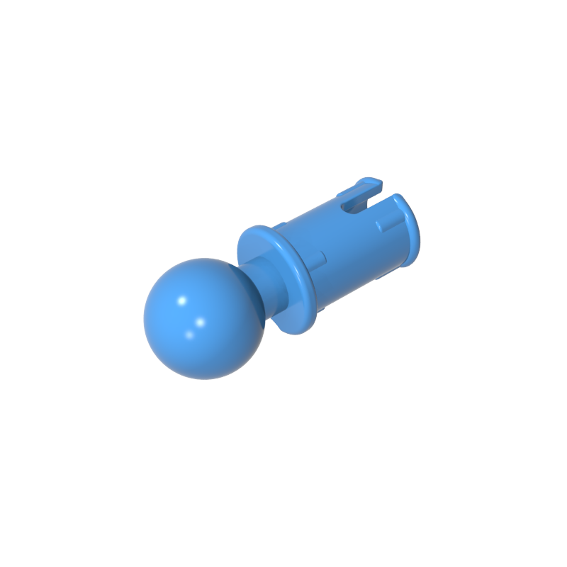 Axe Technic avec rainures de friction longitudinales et boule de remorquage-MyGobricksFr
