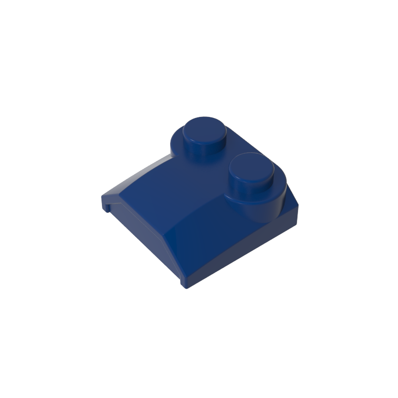 2x2x2/3 curved slope bricks, two studs