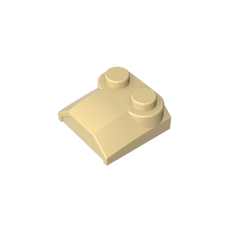 2x2x2/3 curved slope bricks with two studs