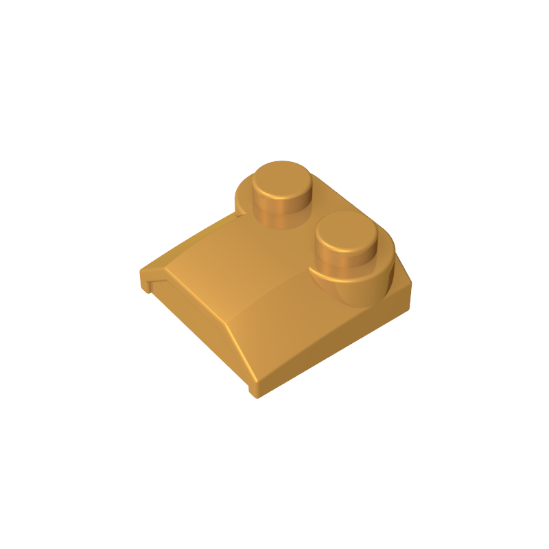 2x2x2/3 curved slope bricks with two studs