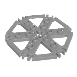 6-blade rotor plate, waterwheel
