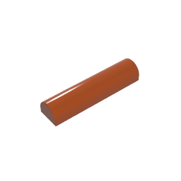 1x4x2/3 curved semicircular brick