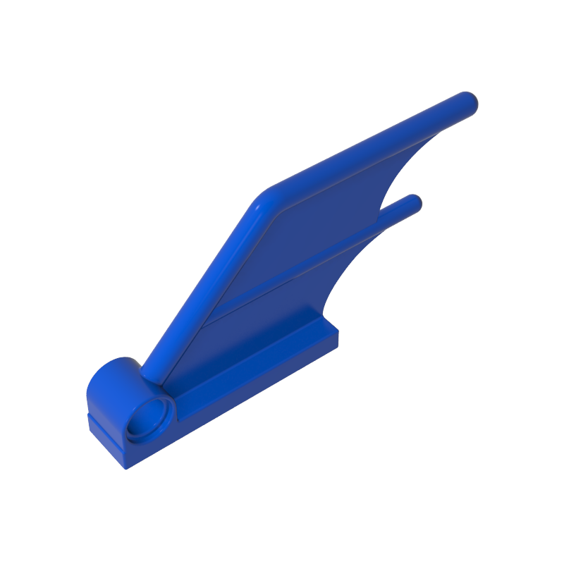 1x4 irregularly shaped light panel with bolt holes, wing, Batmobile tail wing