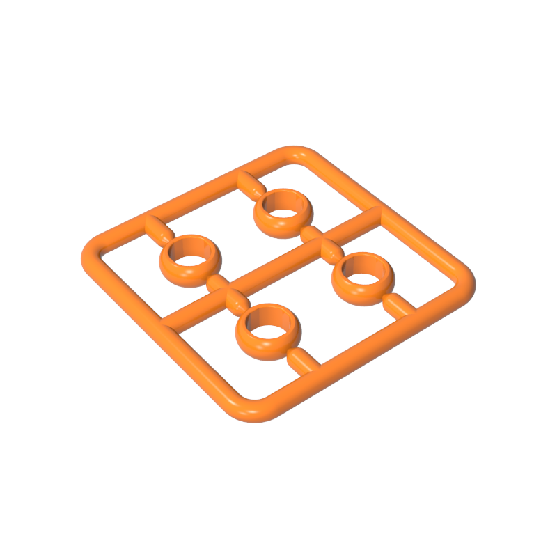 Rings Gold Rings Magic Rings 4 in a Plate