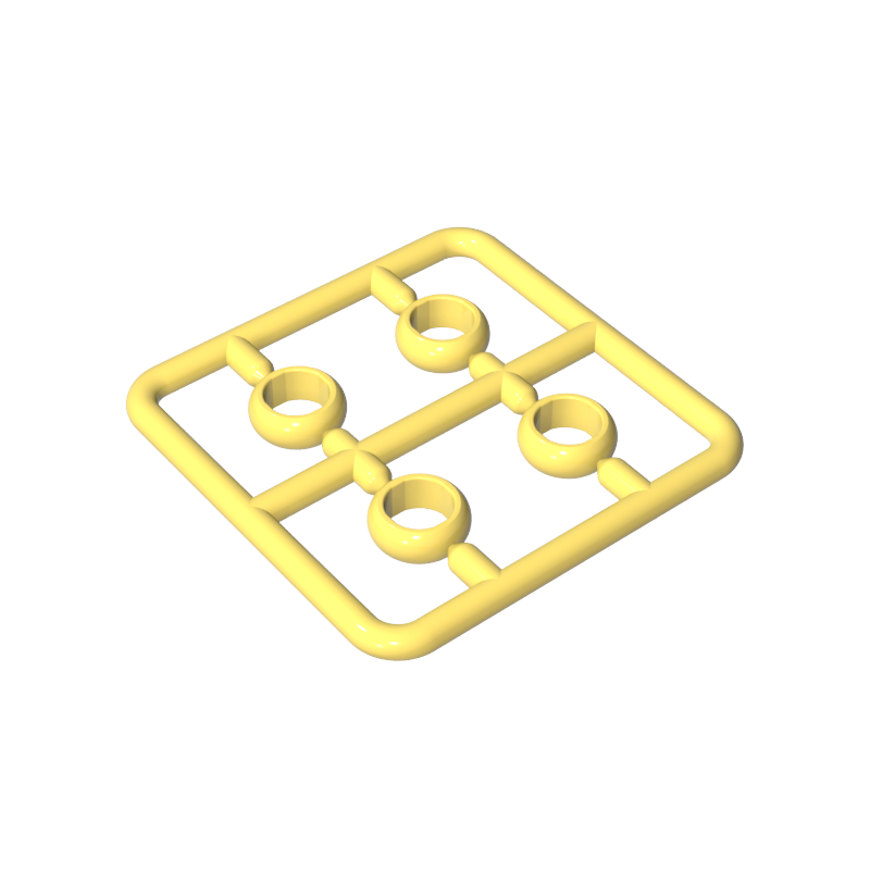 Rings, gold rings, the Lord of the Rings, a set of 4.