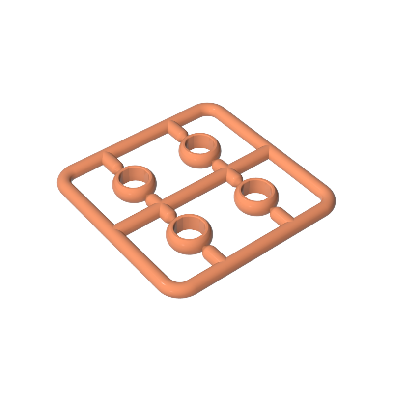 Rings, gold rings, the Lord of the Rings, a set of 4.