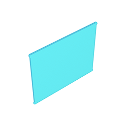Window glass 1x6x6