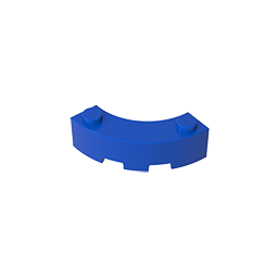 3x3 curved bricks