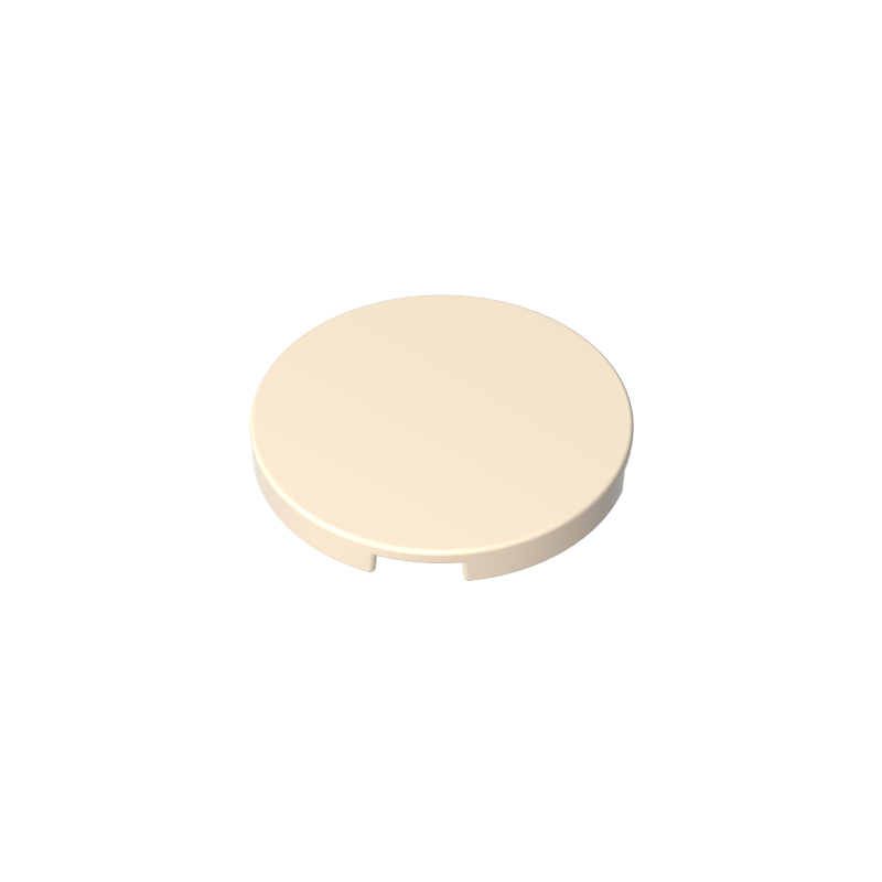 3x3 smooth round plate