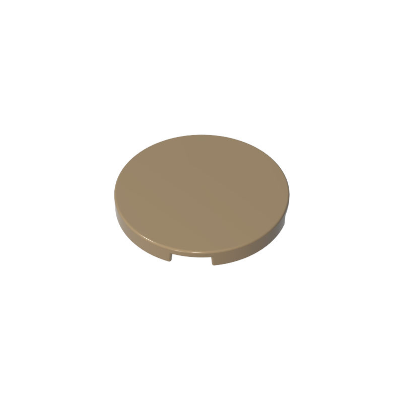 3x3 smooth round plate