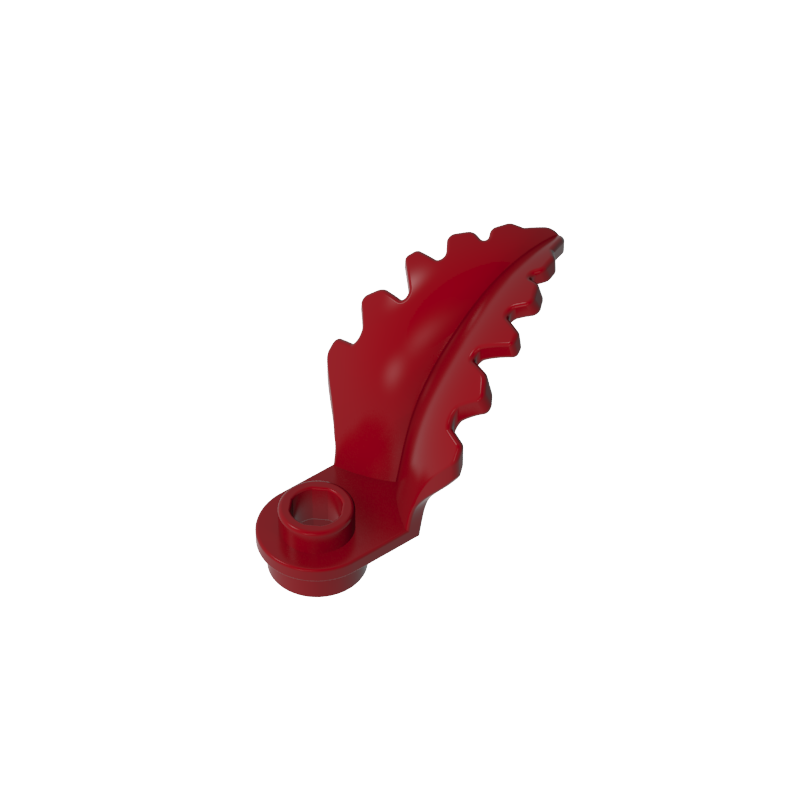 1x1 with curved upright blade