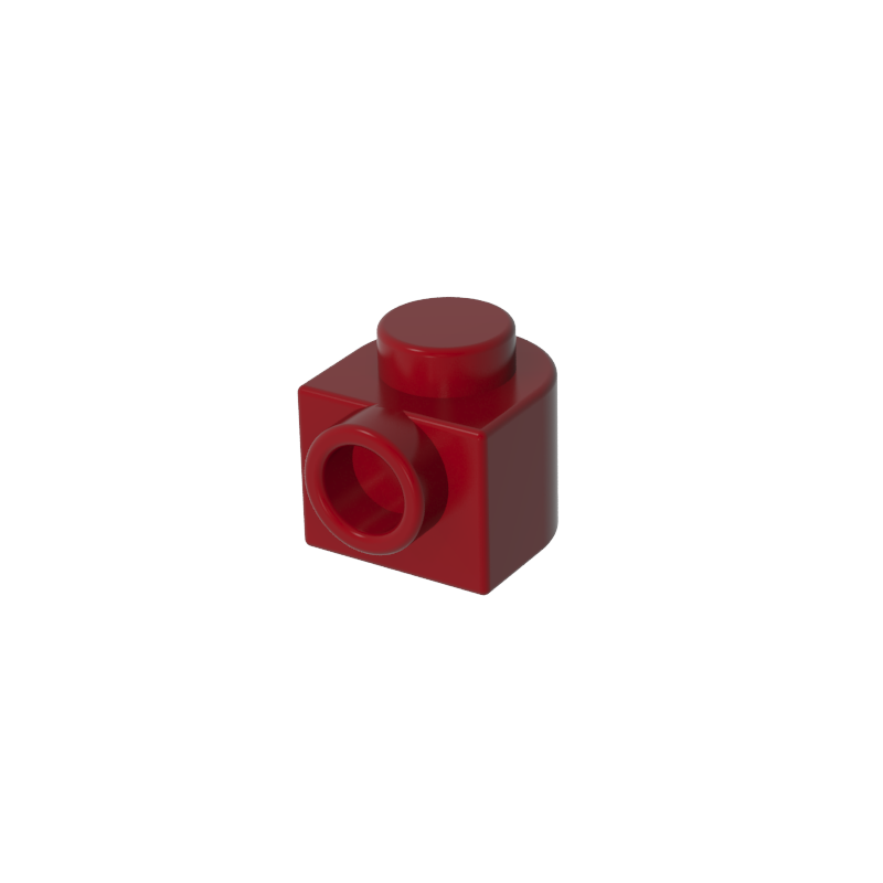 Brique De Surface Semi-circulaire Simple Face 1x1x2/3 Avec Protubérances Perforées