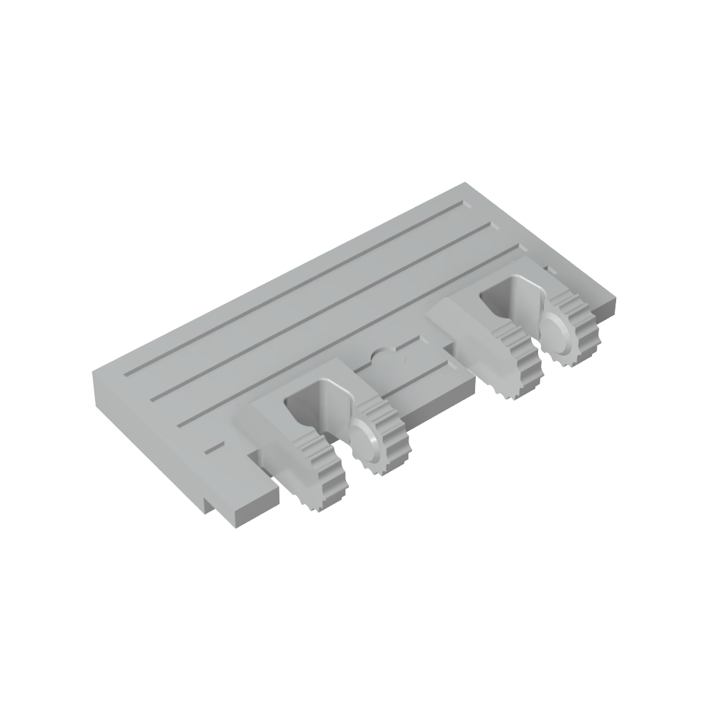 Portail à charnières 2 x 4 à double verrouillage 2 doigts sans renforts arrière-MyGobricksFr