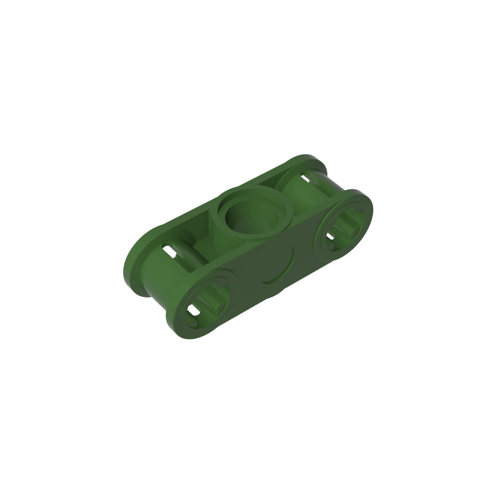 Axe et connecteur à broche Technic perpendiculaire 3L avec trou de broche central-MyGobricksFr