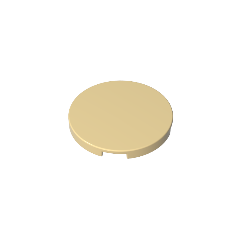 3x3 smooth round plate