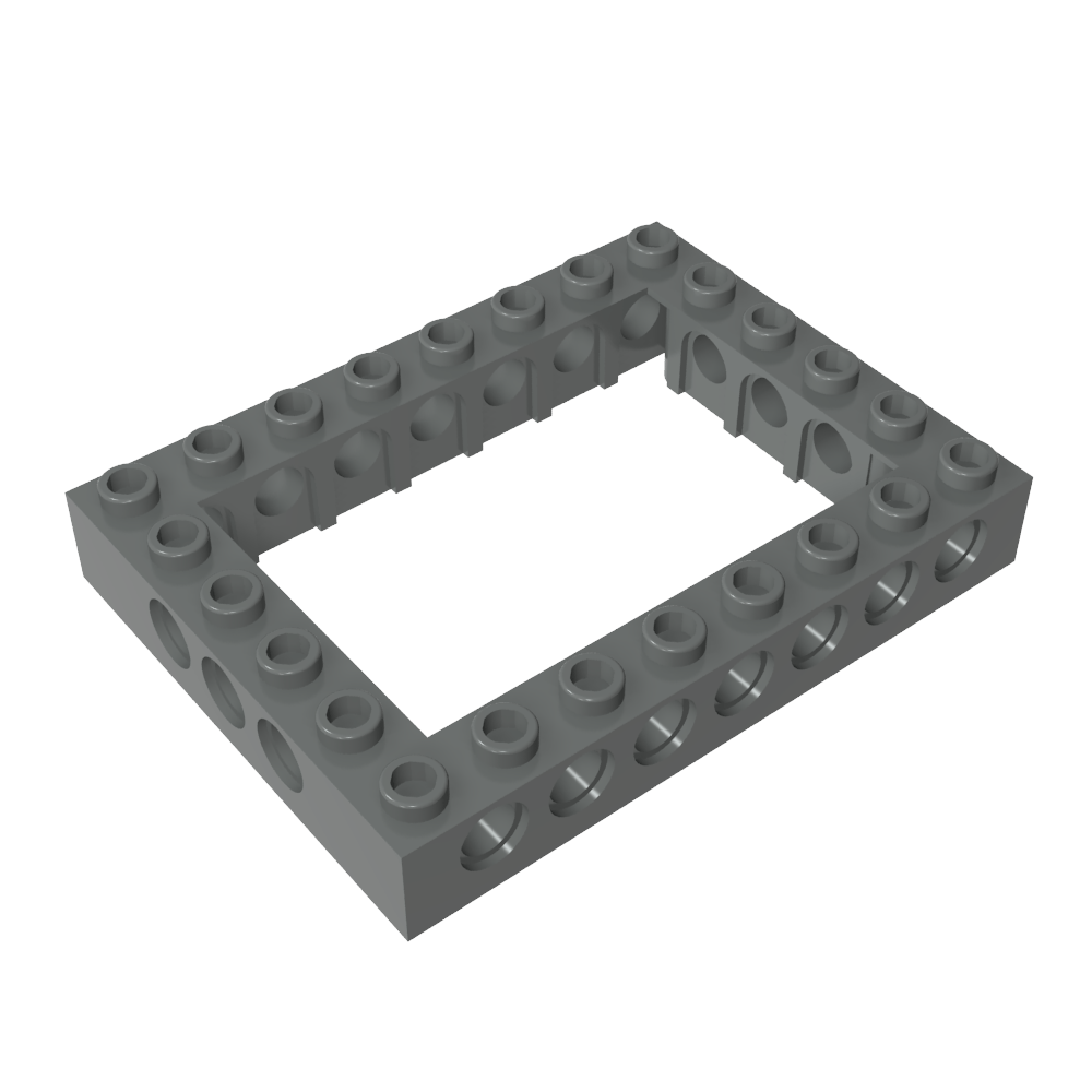Brique Technic 6 x 8 avec centre ouvert 4 x 6-BricksBulk.Fr