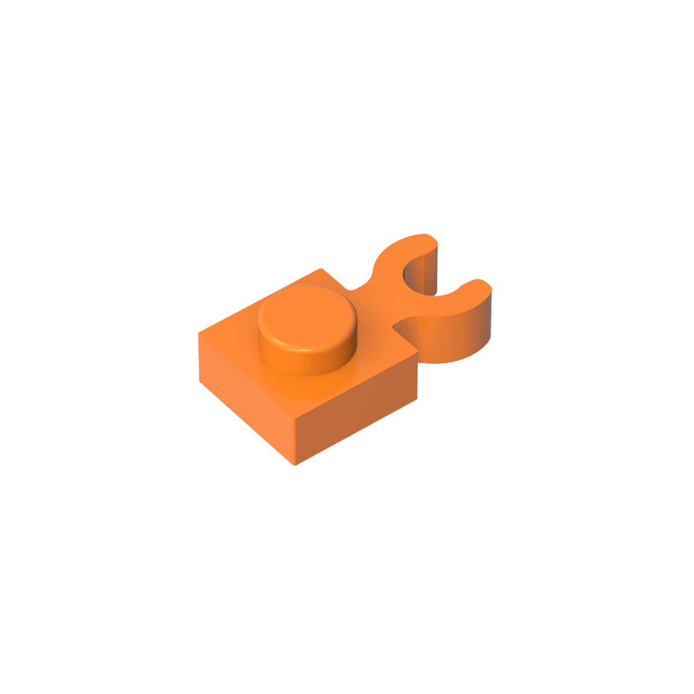 Plaque spéciale 1 x 1 avec clip vertical [Clip en U épais]-MyGobricksFr