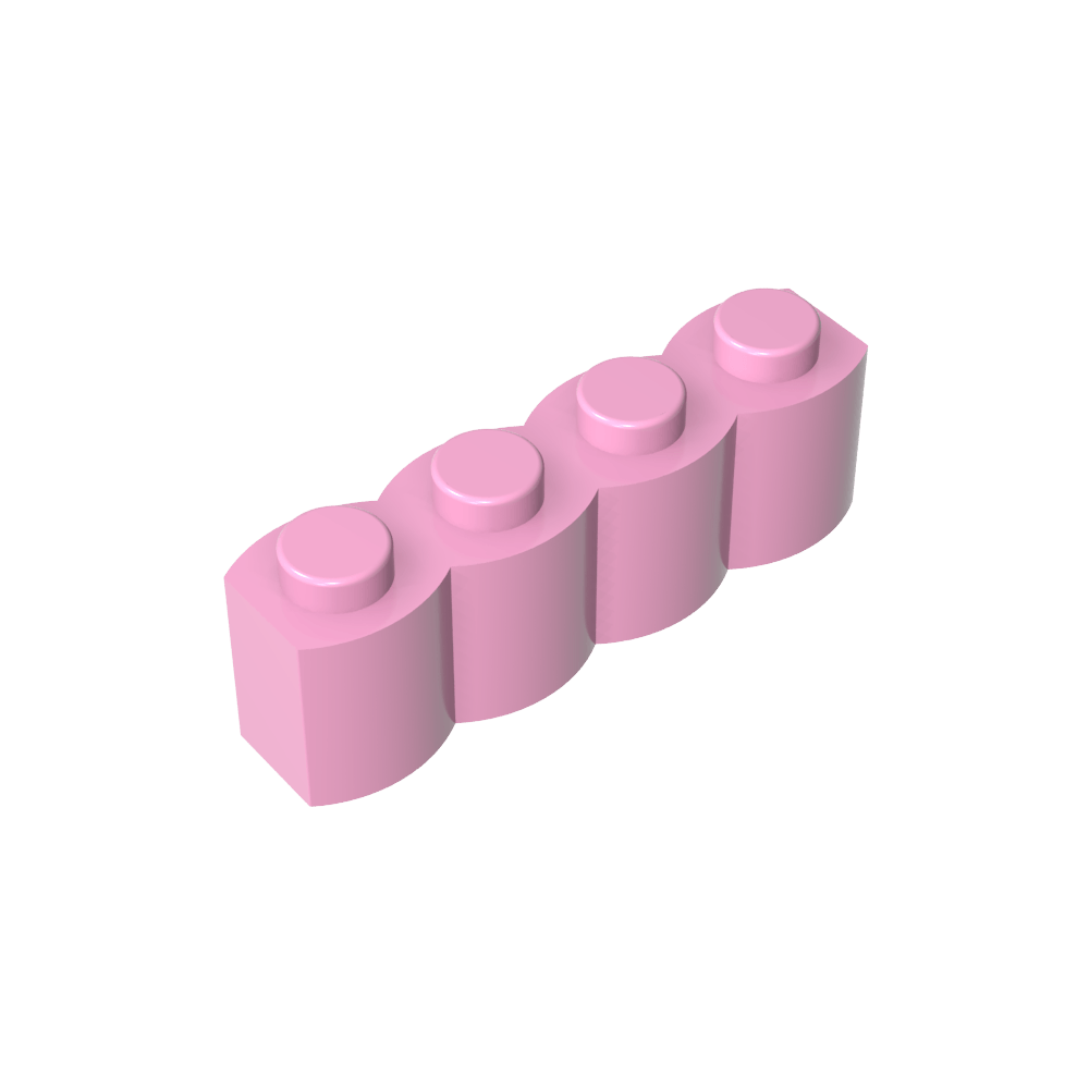 Brique spéciale 1 x 4 Palisade [alias Bûche]-MyGobricksFr