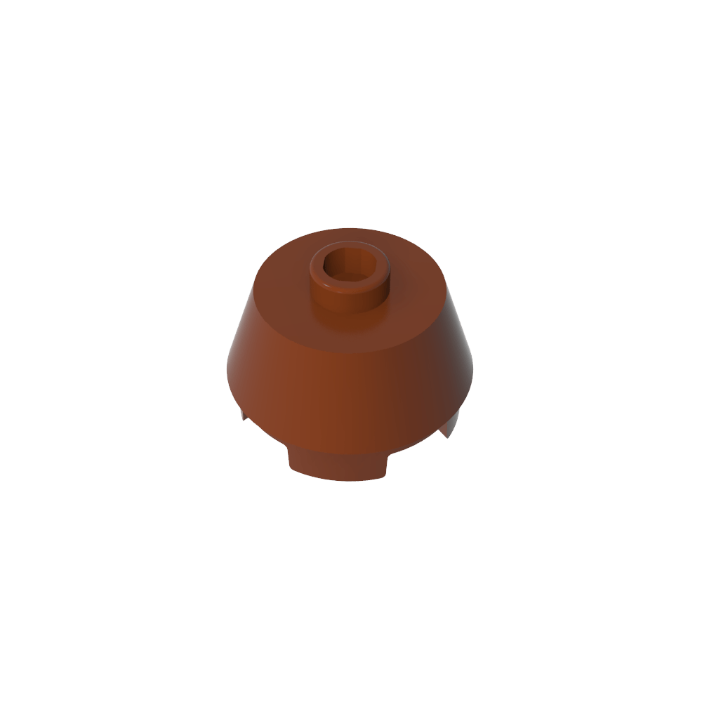 Brique ronde 2 x 2 Cône tronqué-MyGobricksFr