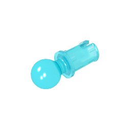 Axe Technic avec rainures de friction longitudinales et boule de remorquage-MyGobricksFr