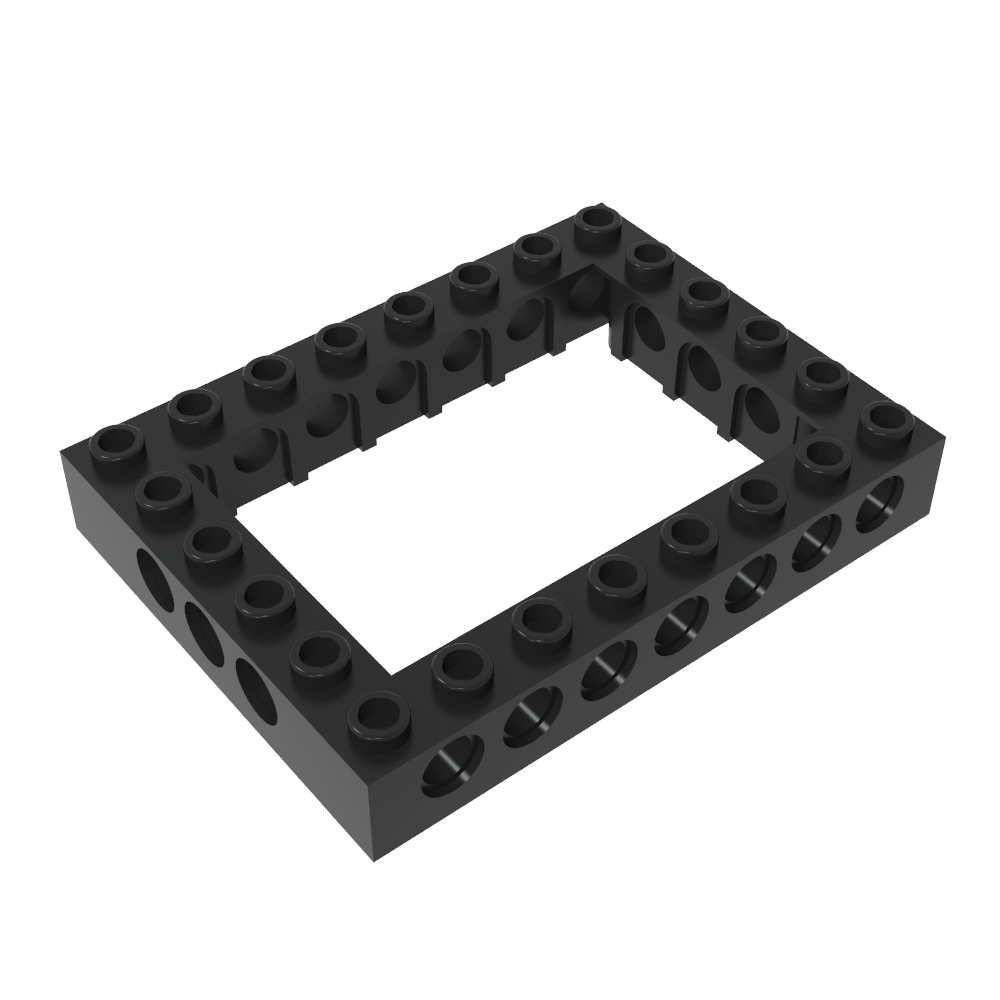 Brique Technic 6 x 8 avec centre ouvert 4 x 6-BricksBulk.Fr